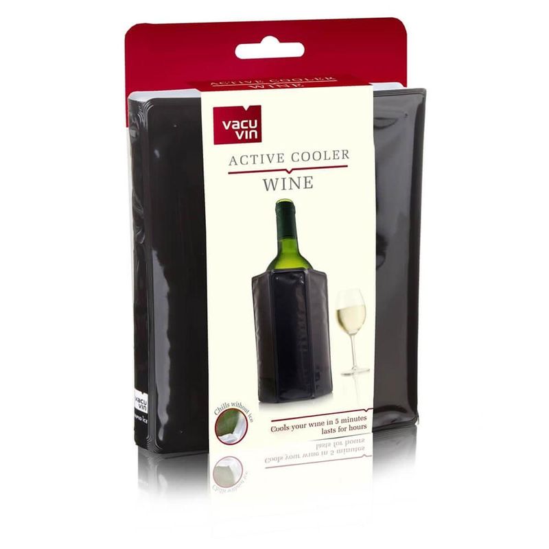 ENFRIADOR ACTIVO DE VINO VACU VIN COLOR NEGRO