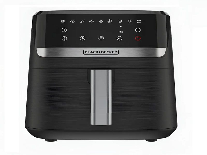 FREIDORA DE AIRE BLACK DECKER 7.5 LTS 1700W 9 FUNCIONES  PREPROGRAMADAS PANTALLA TACTIL NEGRO