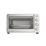 HORNO TOSTADOR BLACK DECKER AIR FRYER 8 REBANADAS 1500W 23 LTS  6 FUNCIONES ACERO INOX