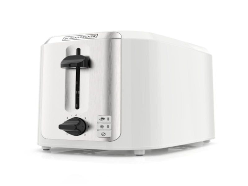 TOSTADORA BLACK DECKER 2 REBANADAS 750W 7 NIVELES BLANCA