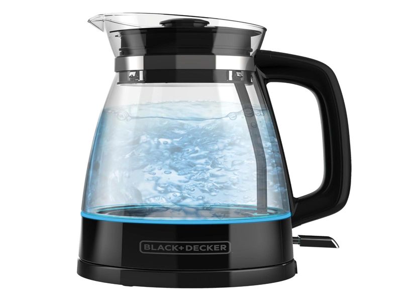 TETERA ELECTRICA BLACK DECKER-1.7 LTS-LUZ LED-APAGADO AUTOMATICO-BASE GIRATORIA NEGRO