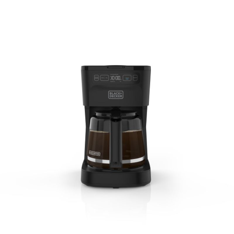 CAFETERA BLACK DECKER-12 TAZAS-SELECTOR DE INTENSIDAD CONTROLES PROGRAMABLES - NEGRA