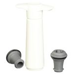 BOMBA AL VACIO VACU VIN 2 TAPONES PARA CONSEVAR VINO COLOR BLANCO