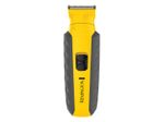 RECORTADORA TODO EN 1 REMINGTON INDESTRUCTIBLE RECARGABLE CUCHILLAS ACERO INOX. AMARILLA