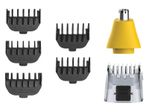 RECORTADORA TODO EN 1 REMINGTON INDESTRUCTIBLE RECARGABLE CUCHILLAS ACERO INOX. AMARILLA