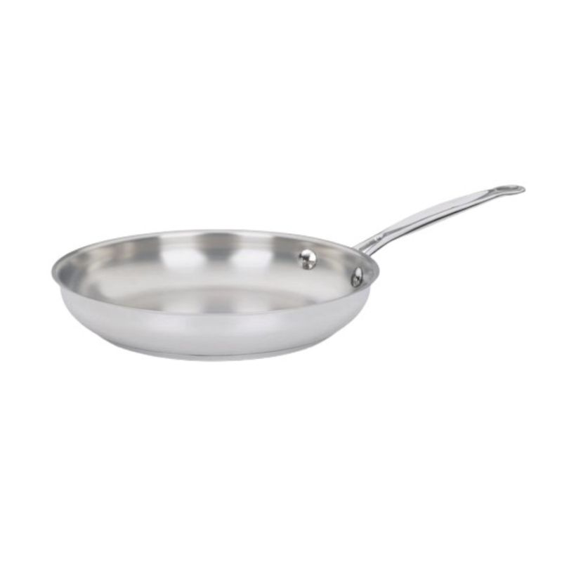 SARTEN CUISINART 25CMS ACERO INOX MANGO REMACHADO INDUCCION