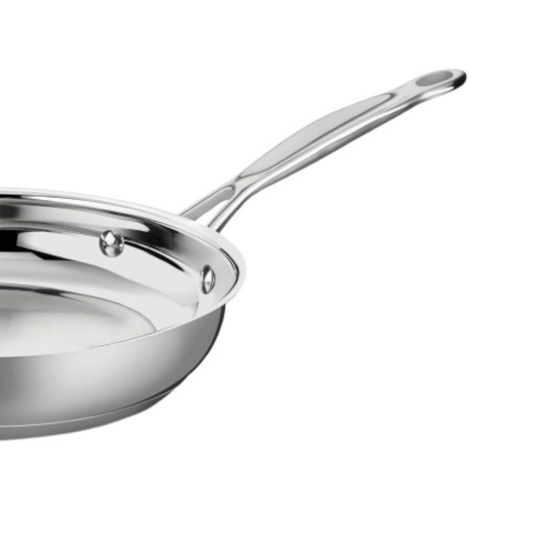 SARTEN CUISINART 25CMS ACERO INOX MANGO REMACHADO INDUCCION