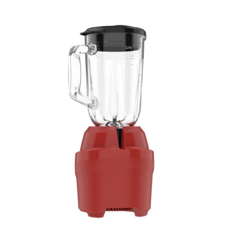 LICUADORA BLACK DECKER ICE CRUSH 8 VEL. 700W JARRA VIDRIO 1.25LTS ROJA