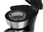 CAFETERA BLACK DECKER-4 EN 1 - 5 TAZAS CON ENVASE DE ACERO INOX.-FILTRO PERMANENTE-BOTON ENCENDIDO Y APAGADO-NEGRA. INCLUYE VASO.